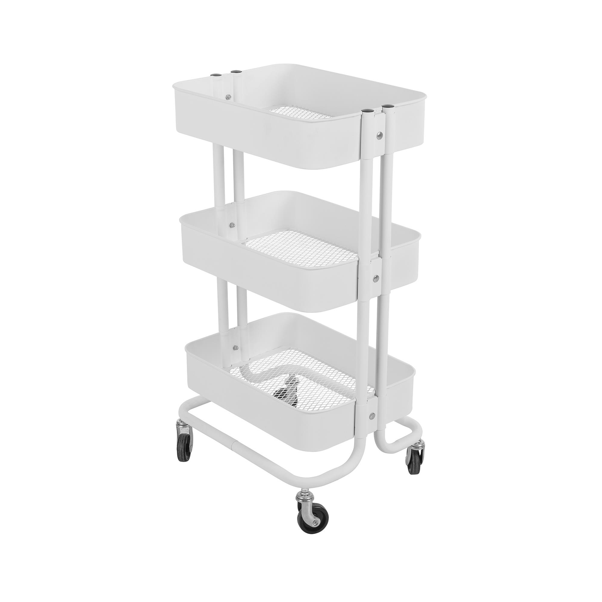 3-Tiered Utility Cart with Wheels